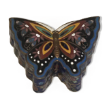 Enamelled brass butterfly box
