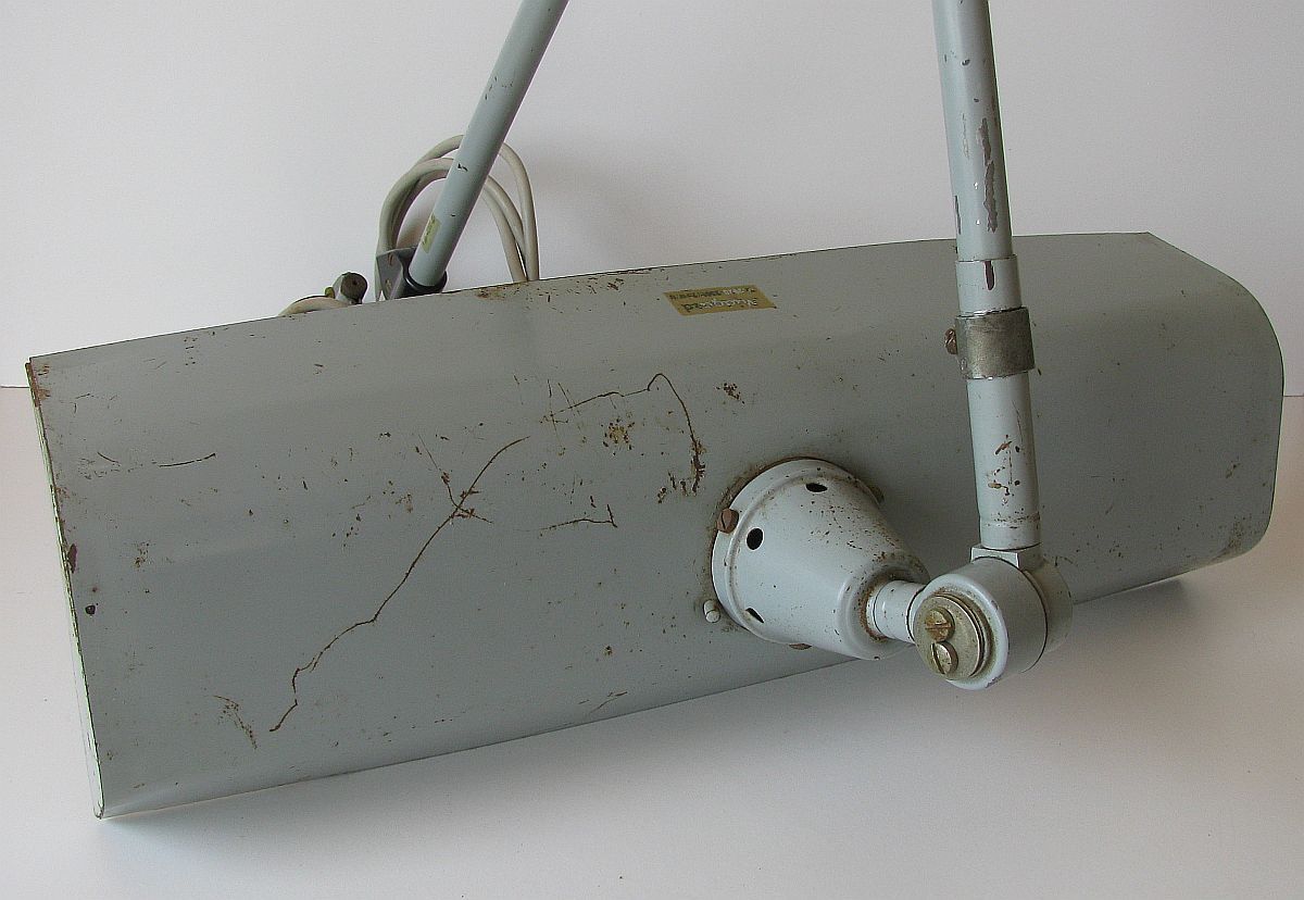 Lampe industrielle vintage de Midgard, années 1950