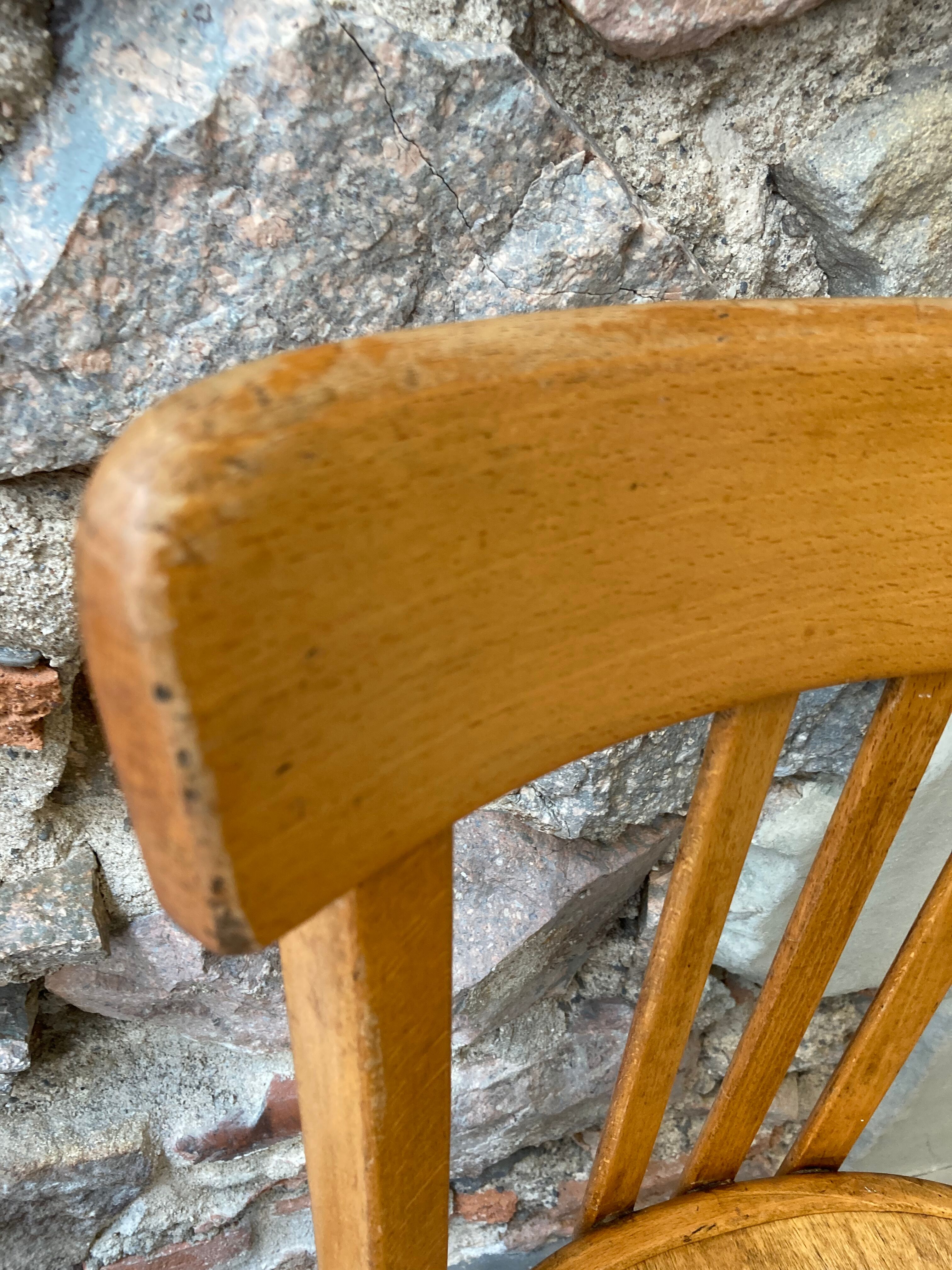 Pair of Baumann bistro chairs
