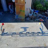 Vintage chrome coat rack and plastic balls