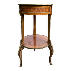 Petit Guéridon en marqueterie