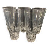 Set of 5 vintage glasses