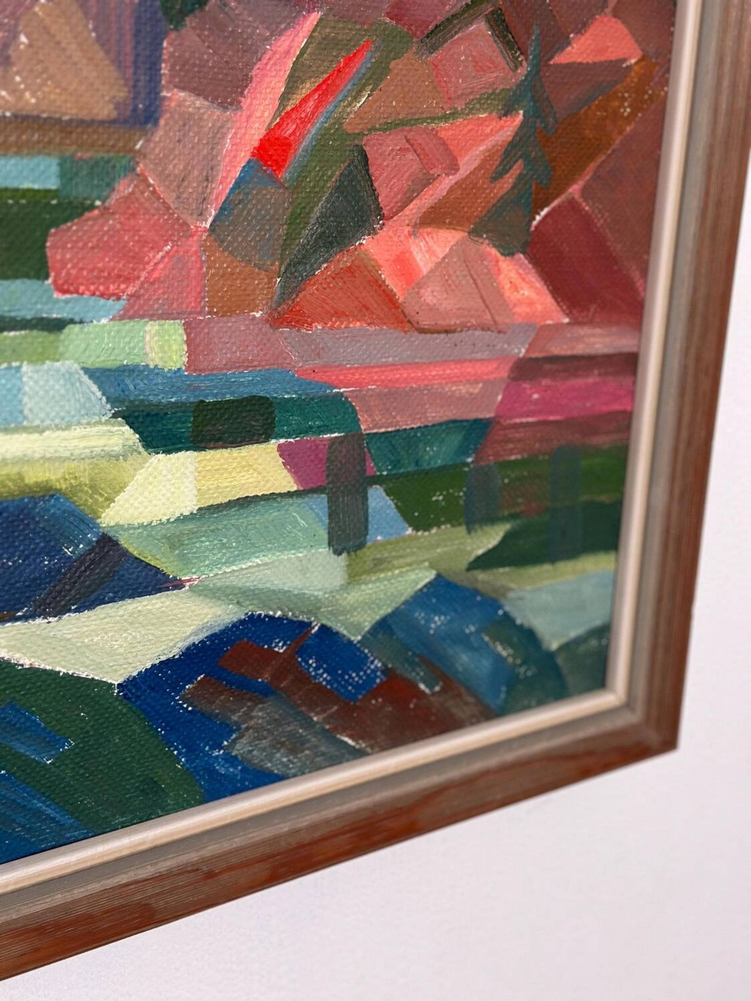 Swedish Oil on Canvas – “Autumn Landscape” by Ulf Tedenstig (1937–1999