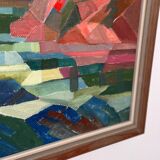 Swedish Oil on Canvas – “Autumn Landscape” by Ulf Tedenstig (1937–1999