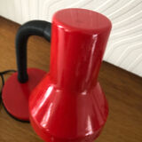 Vintage desk lamp in red metal