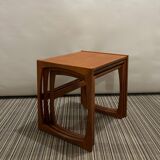 Series of 3 GPlan teak nesting tables