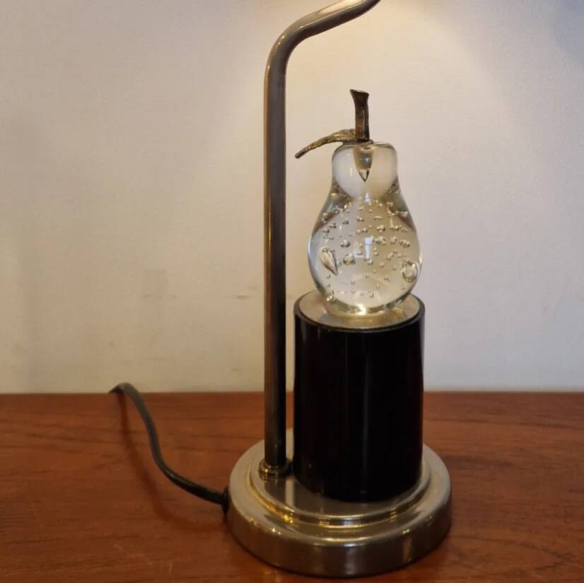 80's "pear" lamp, Le Dauphin