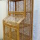 Rattan bookcase