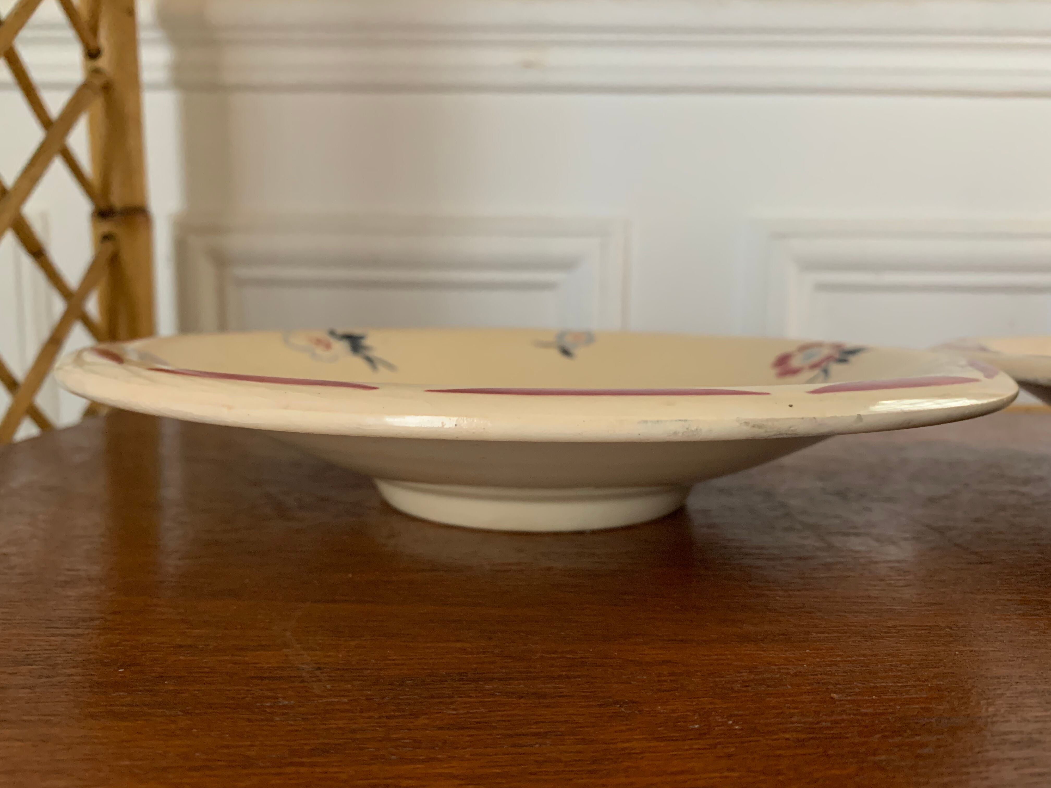 2 hollow plates K&G Luneville