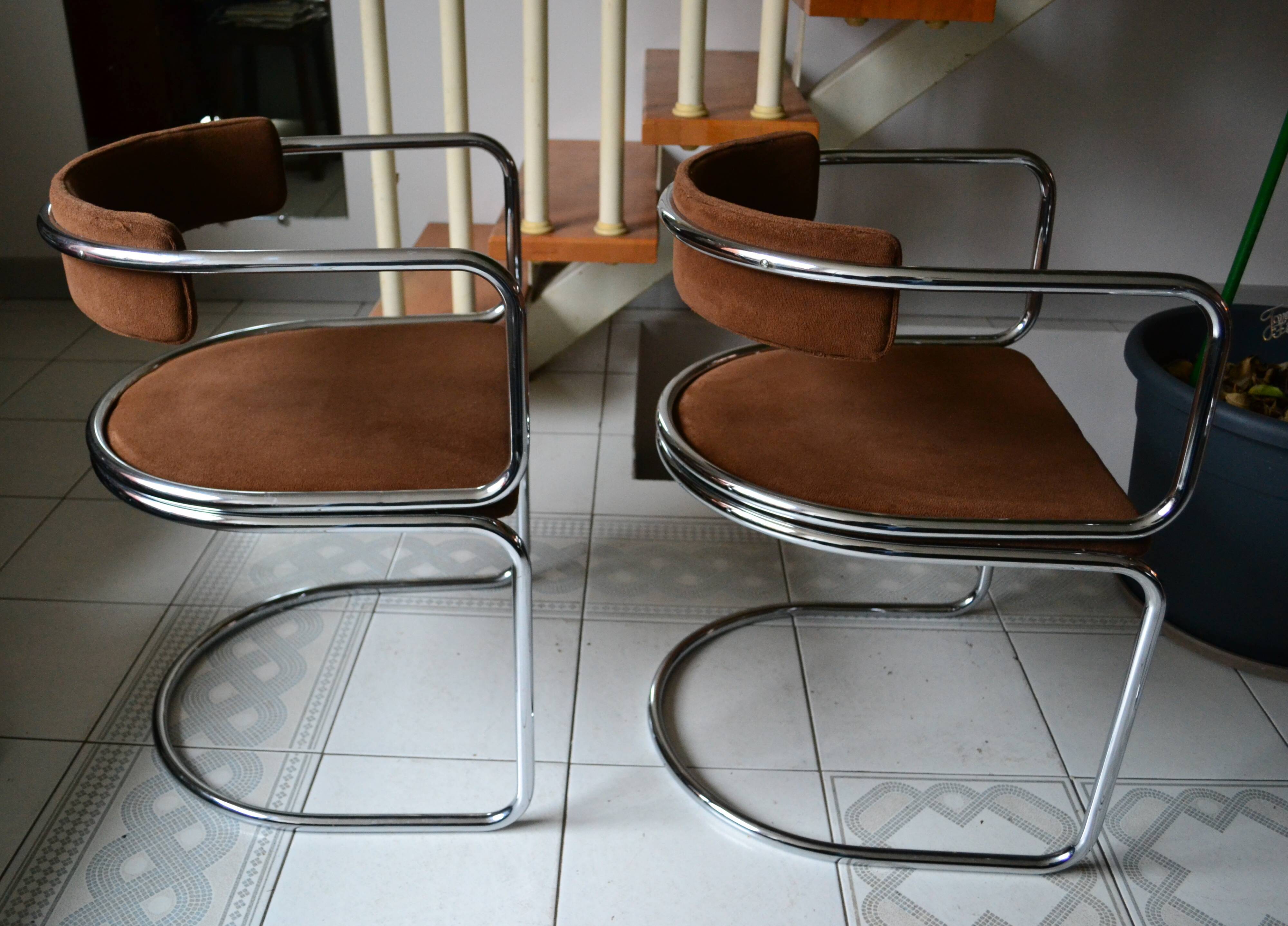 4 chairs par Renato Zevi for Roche Bobois 1970