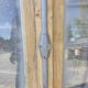 Old window in solid oak