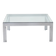 Table basse en acier et verre par Alberto Rosselli pour Saporiti, années 1970