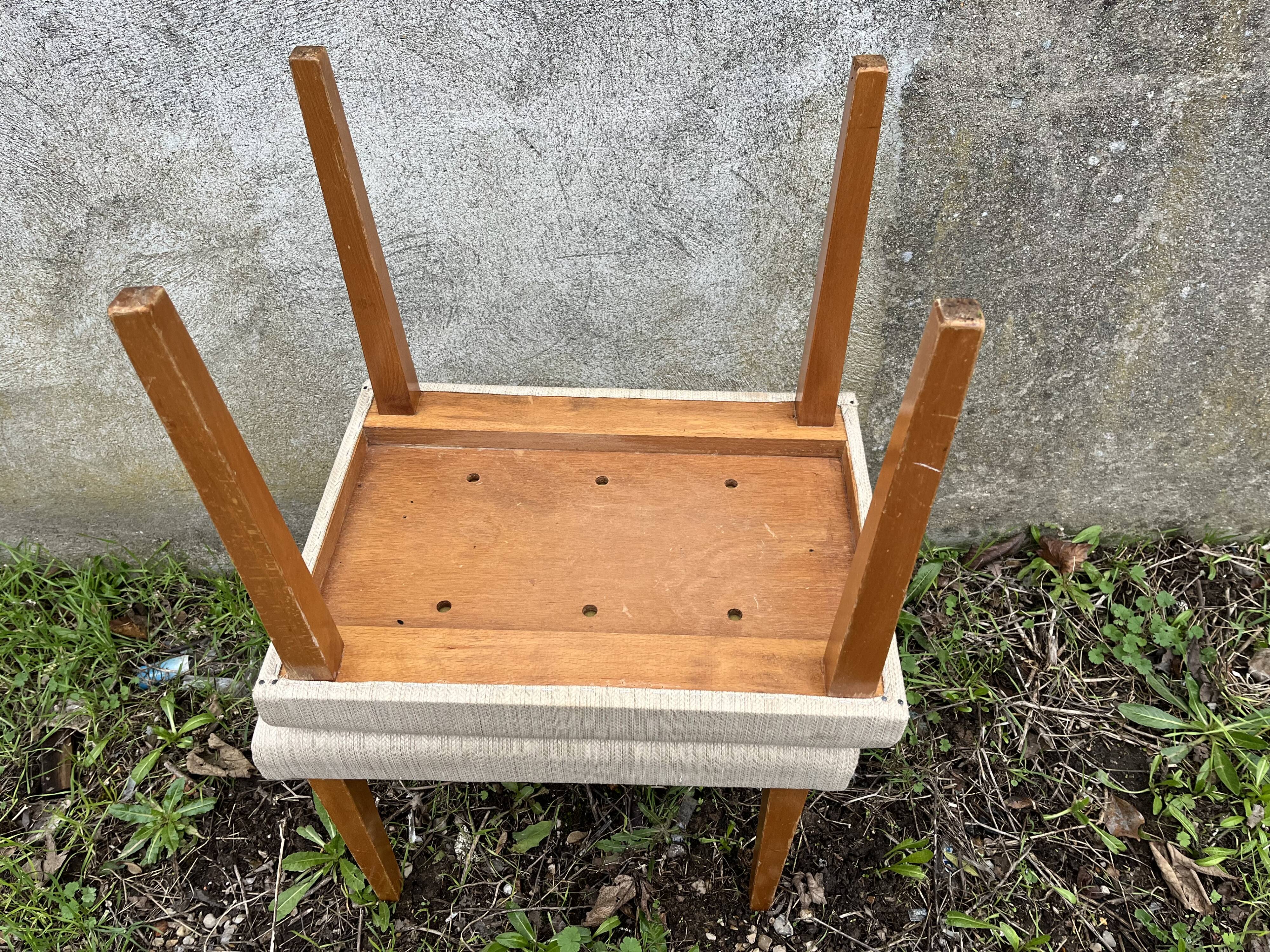 Vintage ottoman footrest
