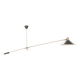 Counterbalance ceiling lamp by JJM Hoogervorst for Anvia Almelo, 1950's