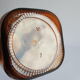 Old vintage amber apothecary jar jar