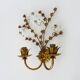 Magnificent vintage Italian wall light with Swarovski crystal, 1970s