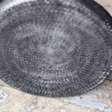 Large struck metal tray
