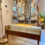 Illuminated dressing table from the 60s