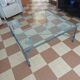 Wrought iron coffee table structure
