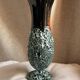 Superb Vintage Vallauris Vase – "Sea Foam" & Lava Decor