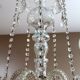 5 lights crystal pendant chandelier from Czechoslovakia