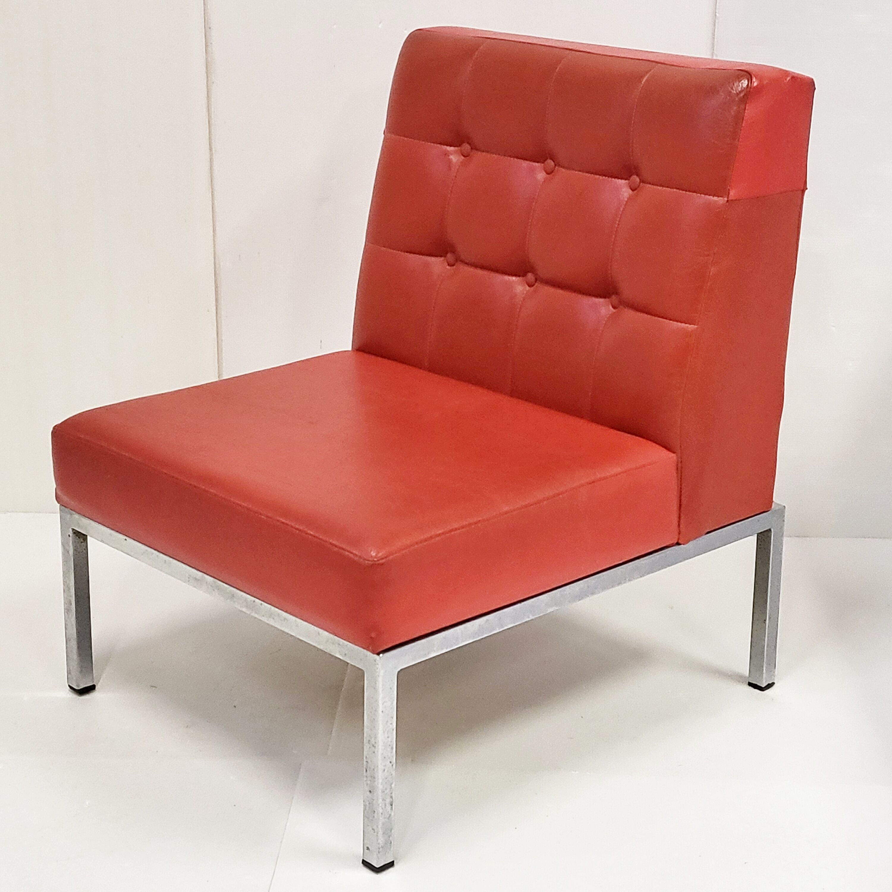 Suite of 3 vintage heaters forming a sofa