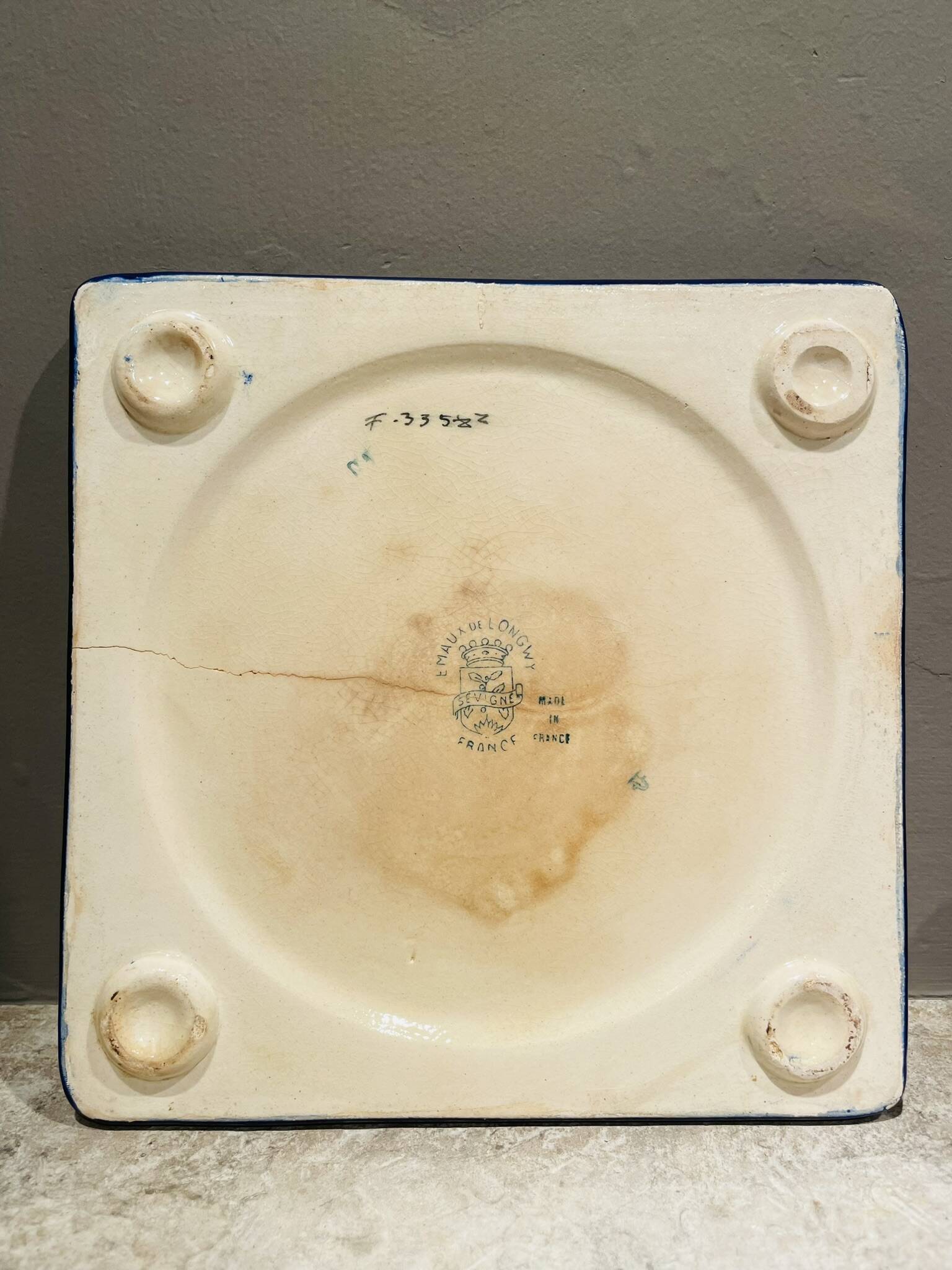 Longwy enamel trivet