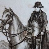 Napoleon plate, an old vegetable dish, 19th-century crockery.