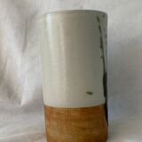 Enamelled sandstone vase Pottery of La Colombe 1975