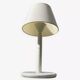 Industrial white metal lamp 1980