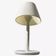 Lampe en métal blanc industriel 1980