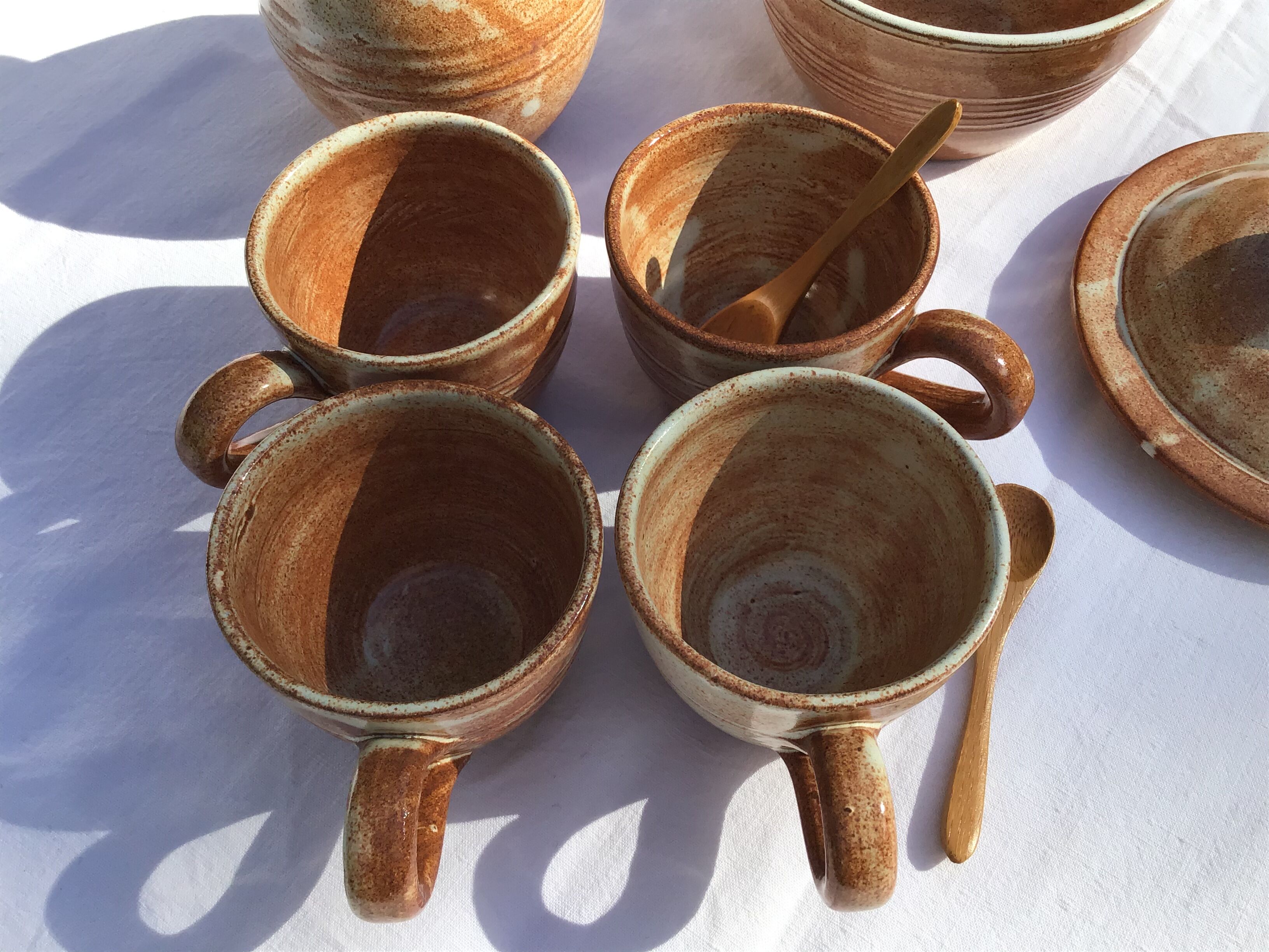 4 Vallauris coffee cups