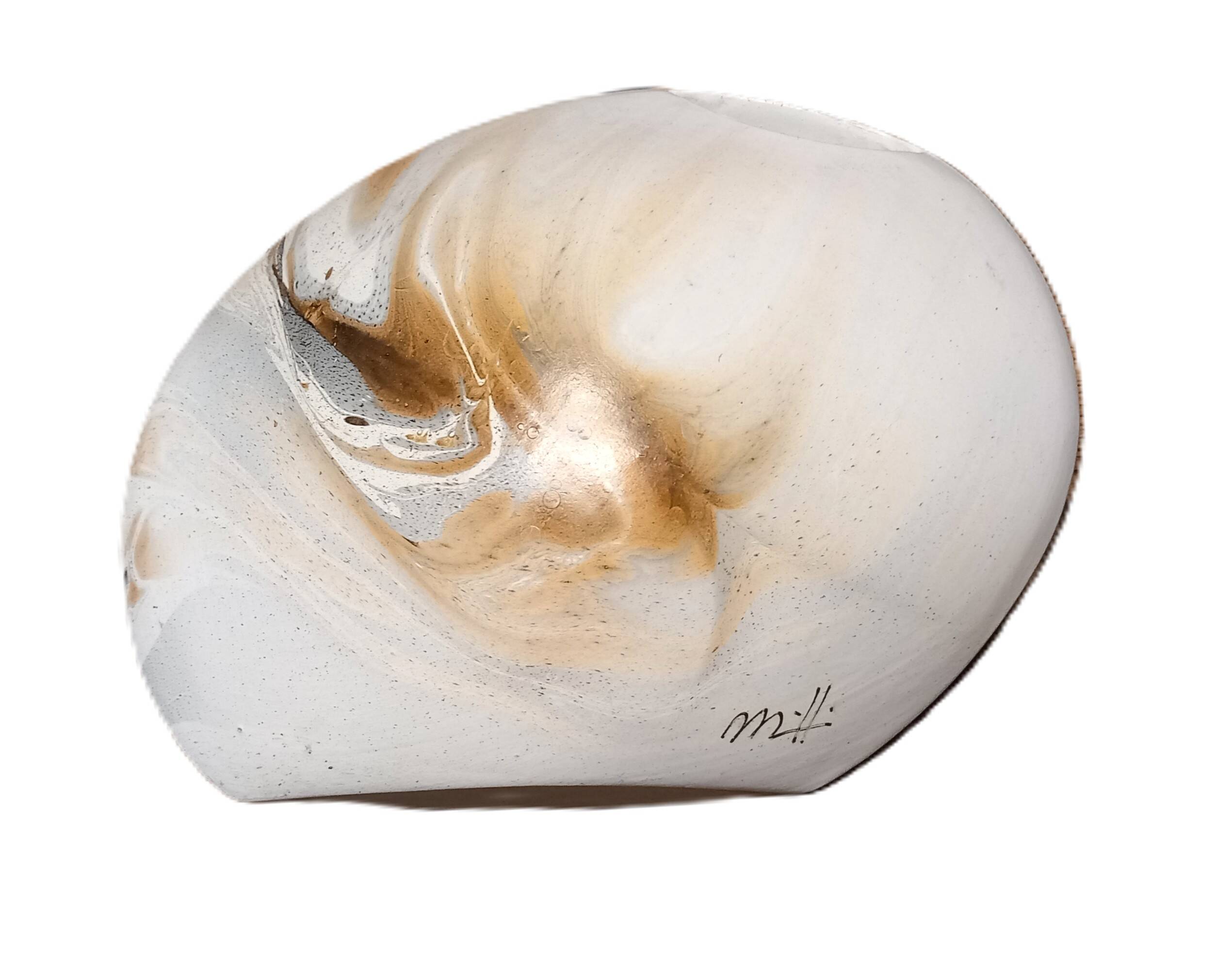 Signed ceramic lens vase