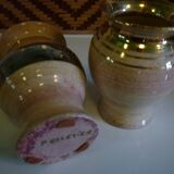 Georges Pelletier's pink and gold beige ceramic vase