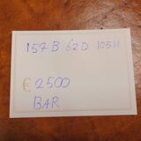 English Chesterfield mahogany bar fully upholstered in leather