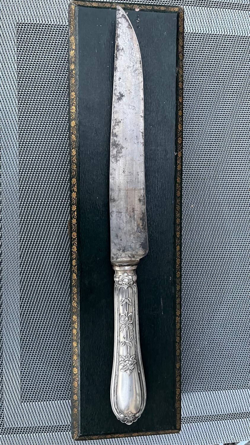 Coffret  couverts de service à découper  vintage