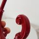 Vintage wall coat hook in enamelled cast iron
