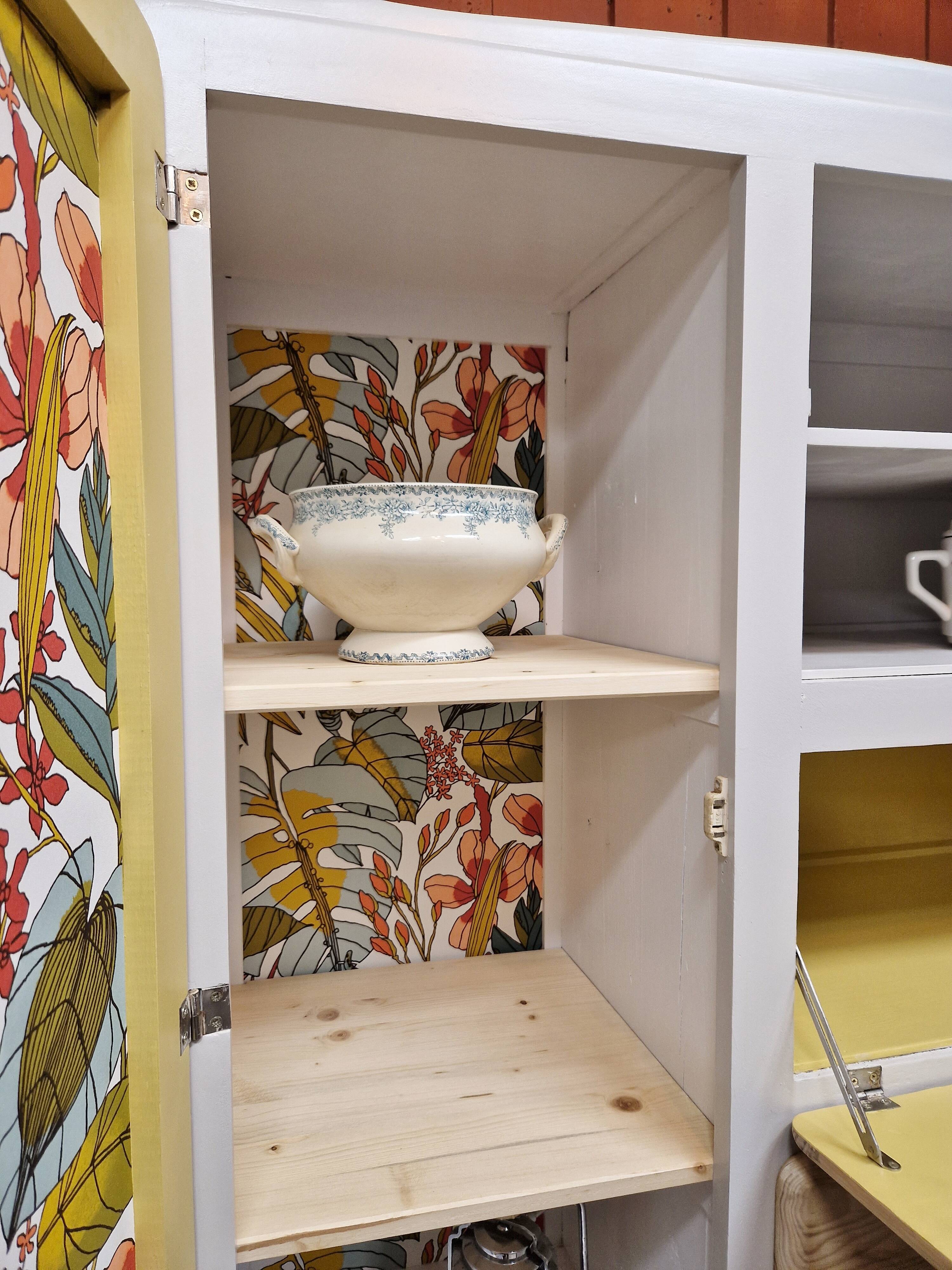 Compact one-piece mado style furniture renovated and revamped from the 1950s