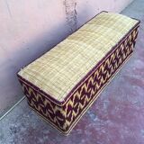 Berber wicker bench
