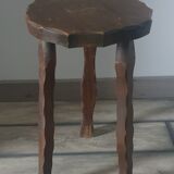Ensemble de deux tabourets en bois