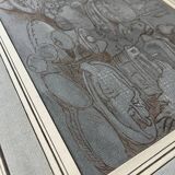 Painting Drawing "Animated Kitchen Scene" After Jeremias van Winghe