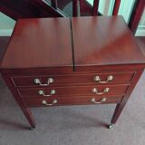 Solid mahogany men's dressing table