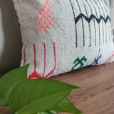Coussin kilim marocain tribal