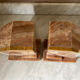 Pair of Art Deco marble and onyx bookends