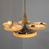 Large Elegant Art Deco Chandelier, 1930s