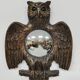 French vintage convex bubble owl mirror sixties