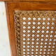 Barber chair with caning
