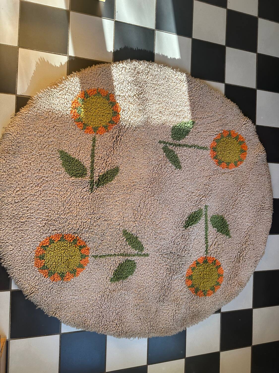 70s wool rug