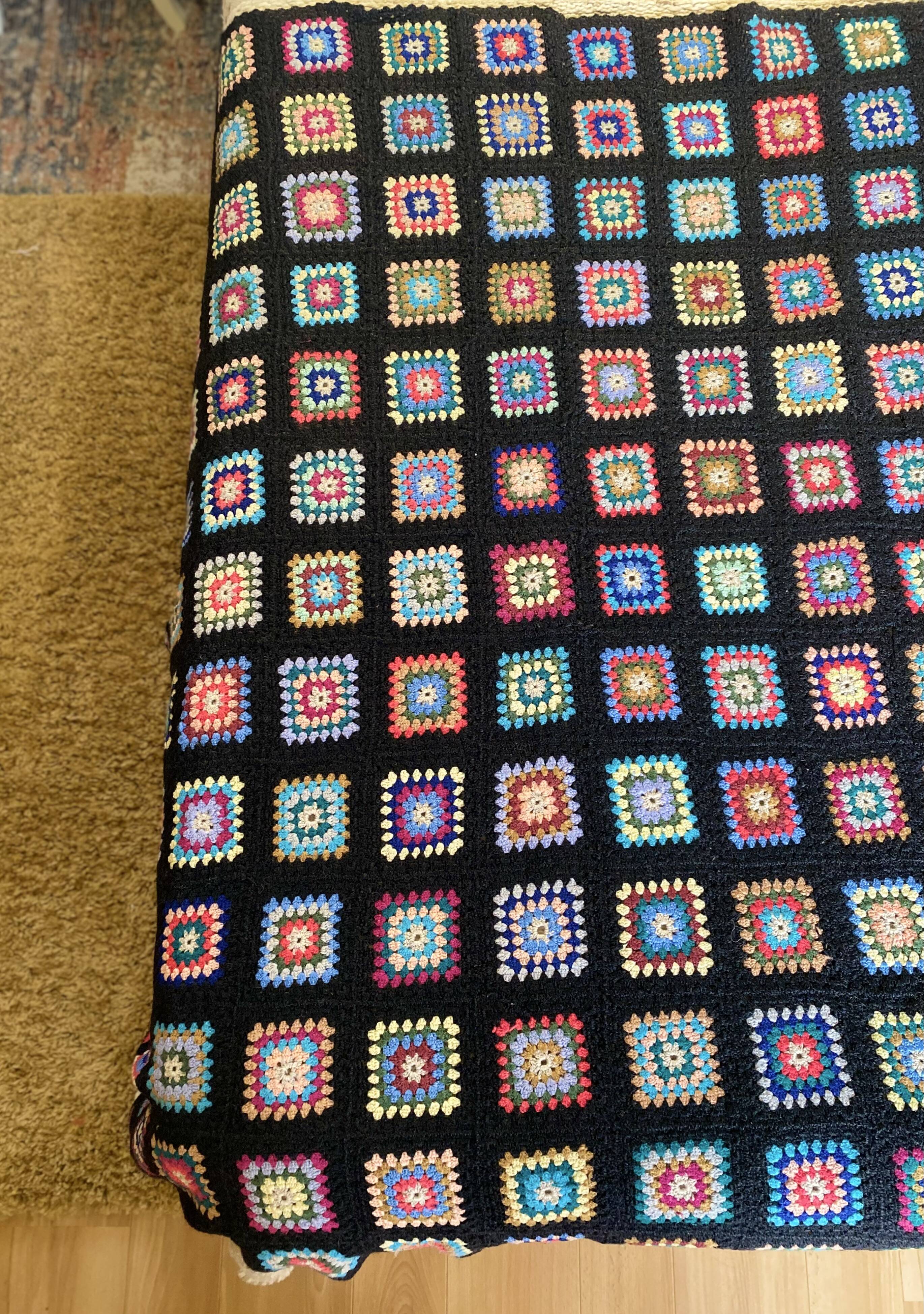 Vintage bedspread - handmade