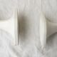 Pair of porcelain hooks